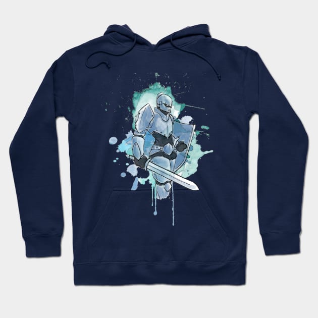 Watercolor Knight Hoodie by ChanMan97